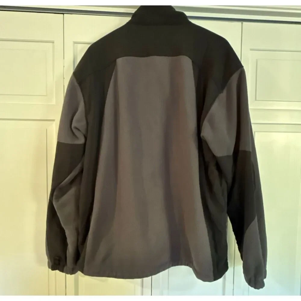 The North Face men’s grey full zip fleece jacket size XL
